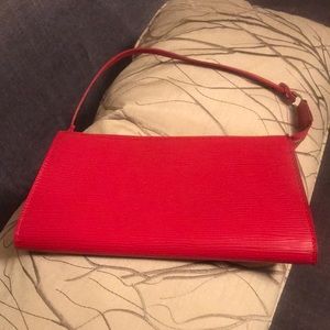 LV red pochettebag